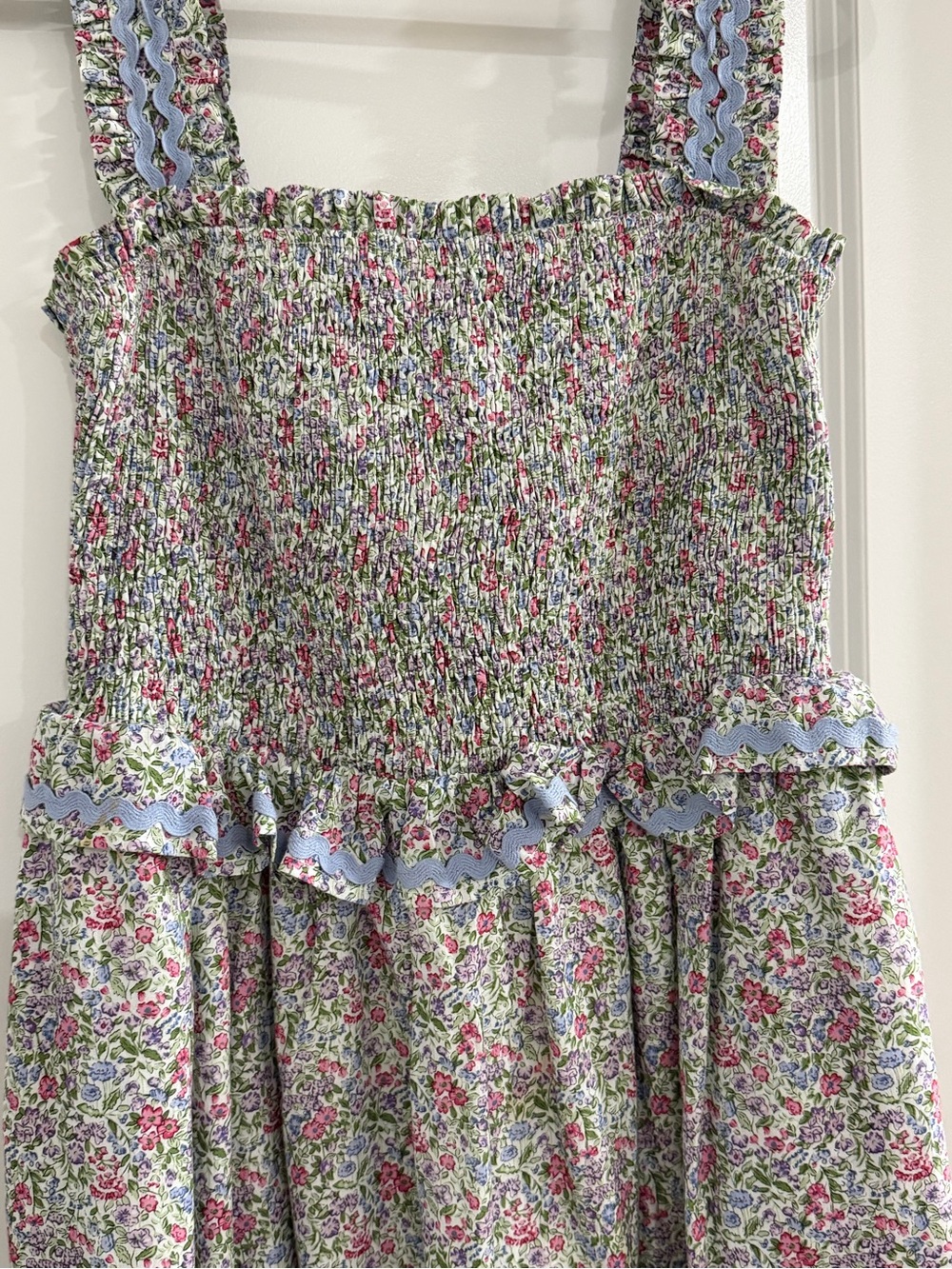 Floral Smocked Neuflora Maxi Dress - Picture 3 of 5